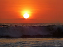 coucherde soleil à Kuta - Bali