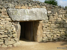 Entrée d'un dolmen